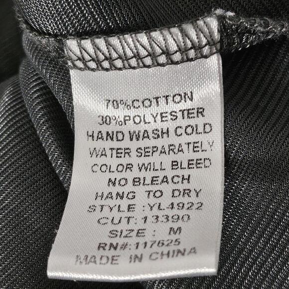 2/$20 Ya Los Angeles Black Ruffle Dress Size M - Picture 4 of 5